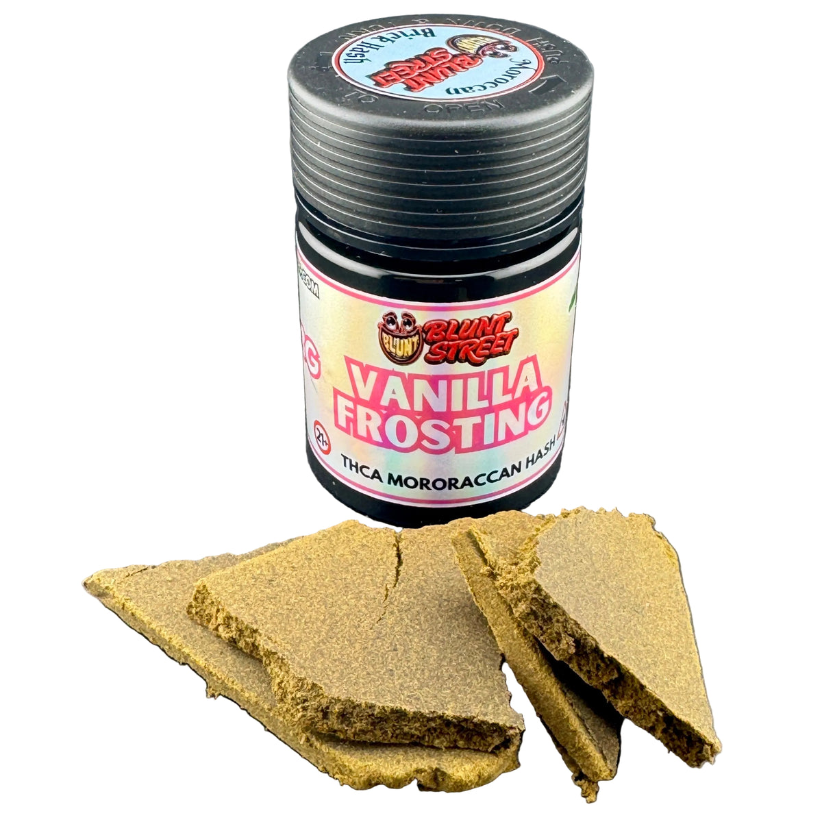 Vanilla Frosting THCA Moroccan Brick Hash | Premium Pressed Hash