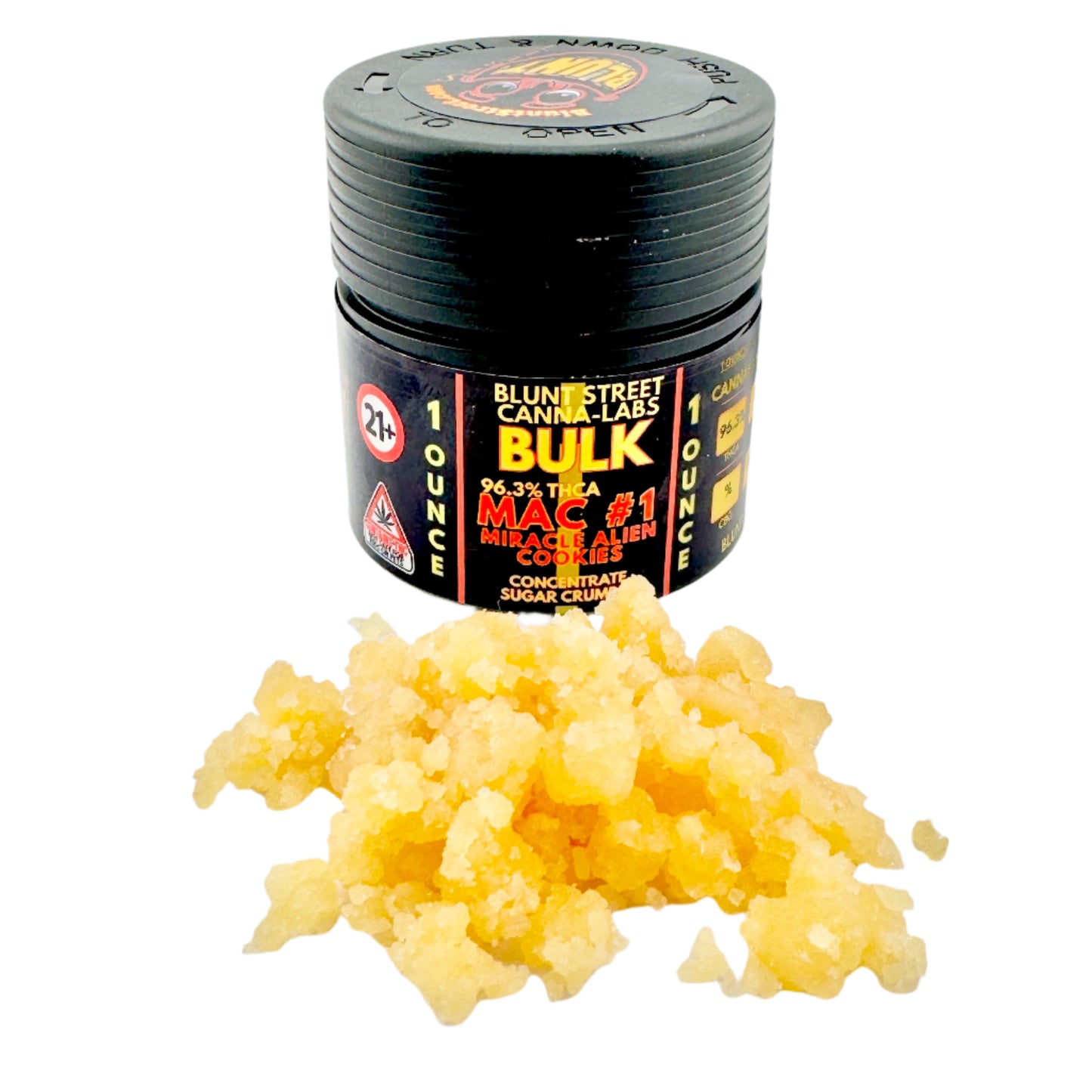Bulk MAC #1 THCA Sugar Crumble | Hybrid | 79.2% THCA