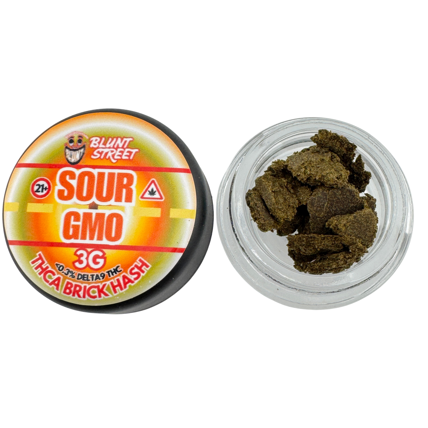 Sour GMO Moroccan Hash | 80% THCA | Full Spectrum