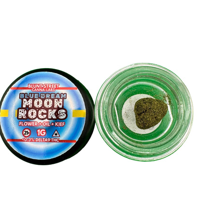 Blue Dream Moon Rocks | 79.23% Total THCA | Infused Exotic Flower