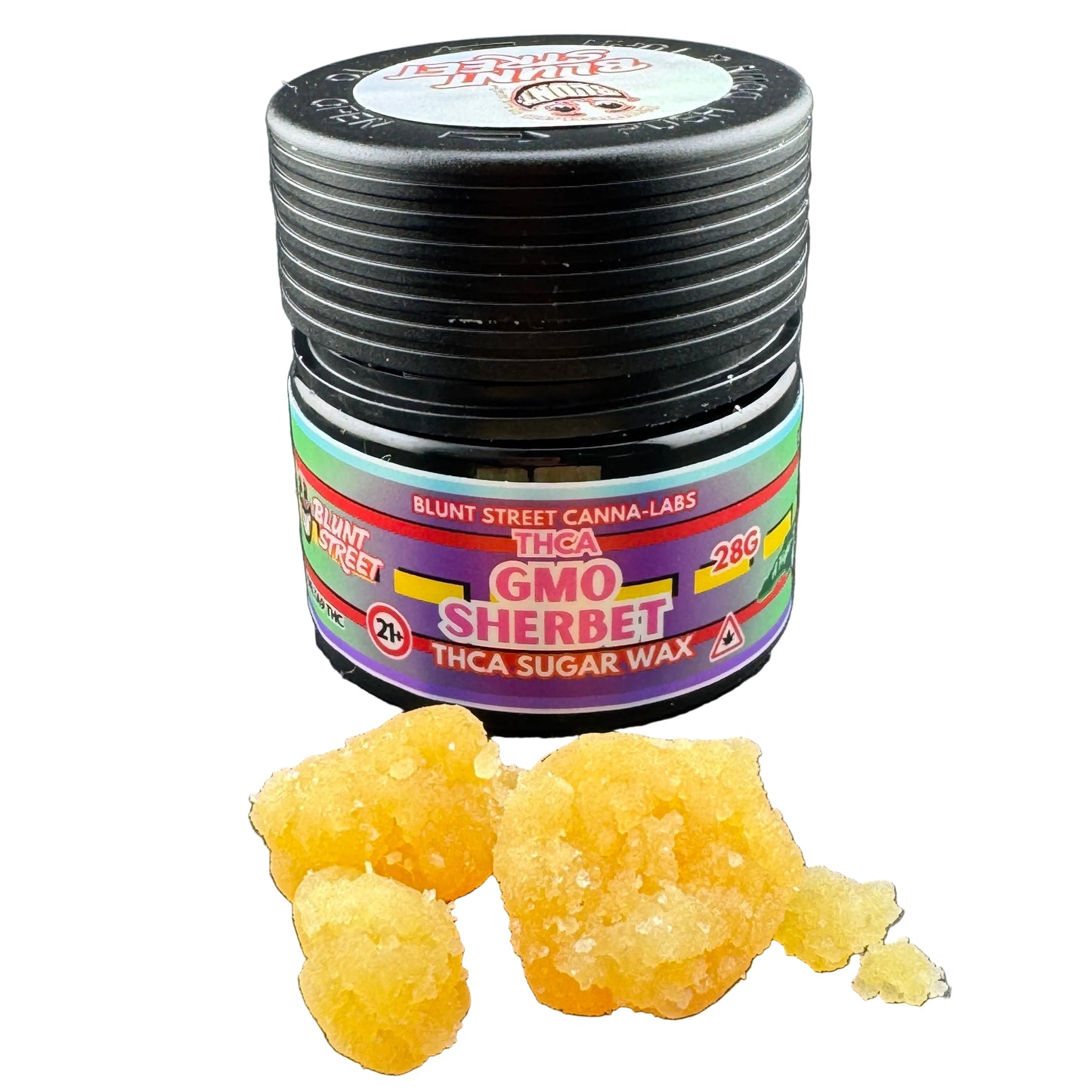Bulk GMO Sherbet THCA Crumble | Full Spectrum | 83% THCA | 8% CBC | 6.7% CBD