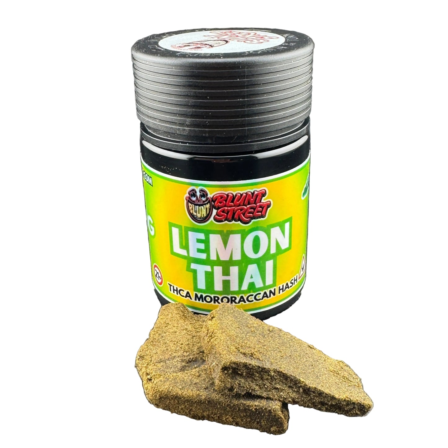 Lemon Thai THCA Moroccan Brick Hash | CDT Infused Premium Pressed Hash