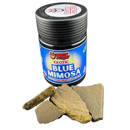 Blue Mimosa THCA Moroccan Brick Hash | Premium Pressed Hash