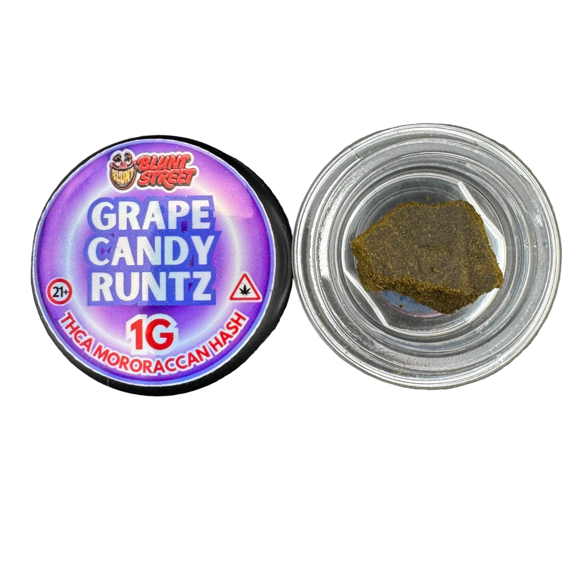 Grape Candy Runtz THCA Moroccan Brick Hash | Premium Pressed Hash