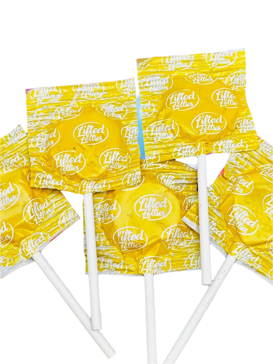 yellow wrapped lifted lollies THC candy