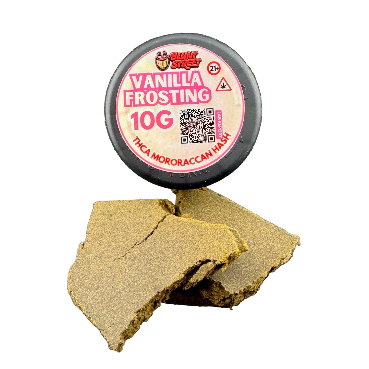 Vanilla Frosting THCA Moroccan Brick Hash | Premium Pressed Hash