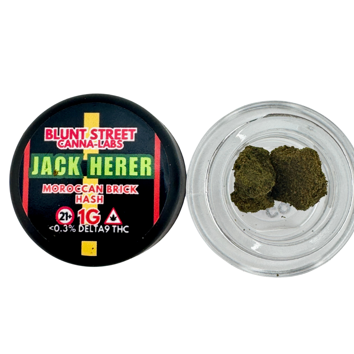 Jack Herer THCA Moroccan Brick Hash | 75% THCA | CDT Infused | Sativa