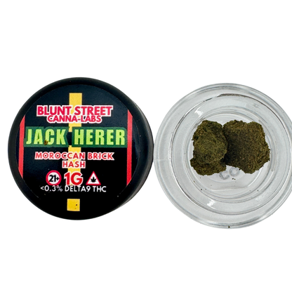 Jack Herer THCA Moroccan Brick Hash | 75% THCA | CDT Infused | Sativa